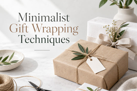 Minimalist Gift Wrapping