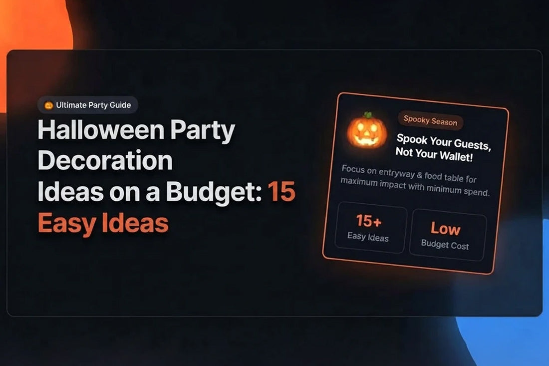 Halloween Party Decoration Ideas on a Budget: 15 Easy Ideas