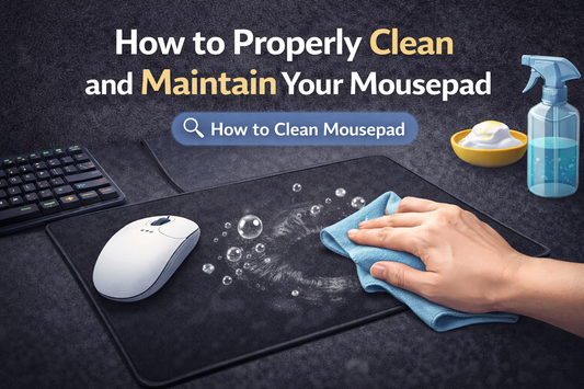 How to Properly Clean and Maintain Your Mousepad