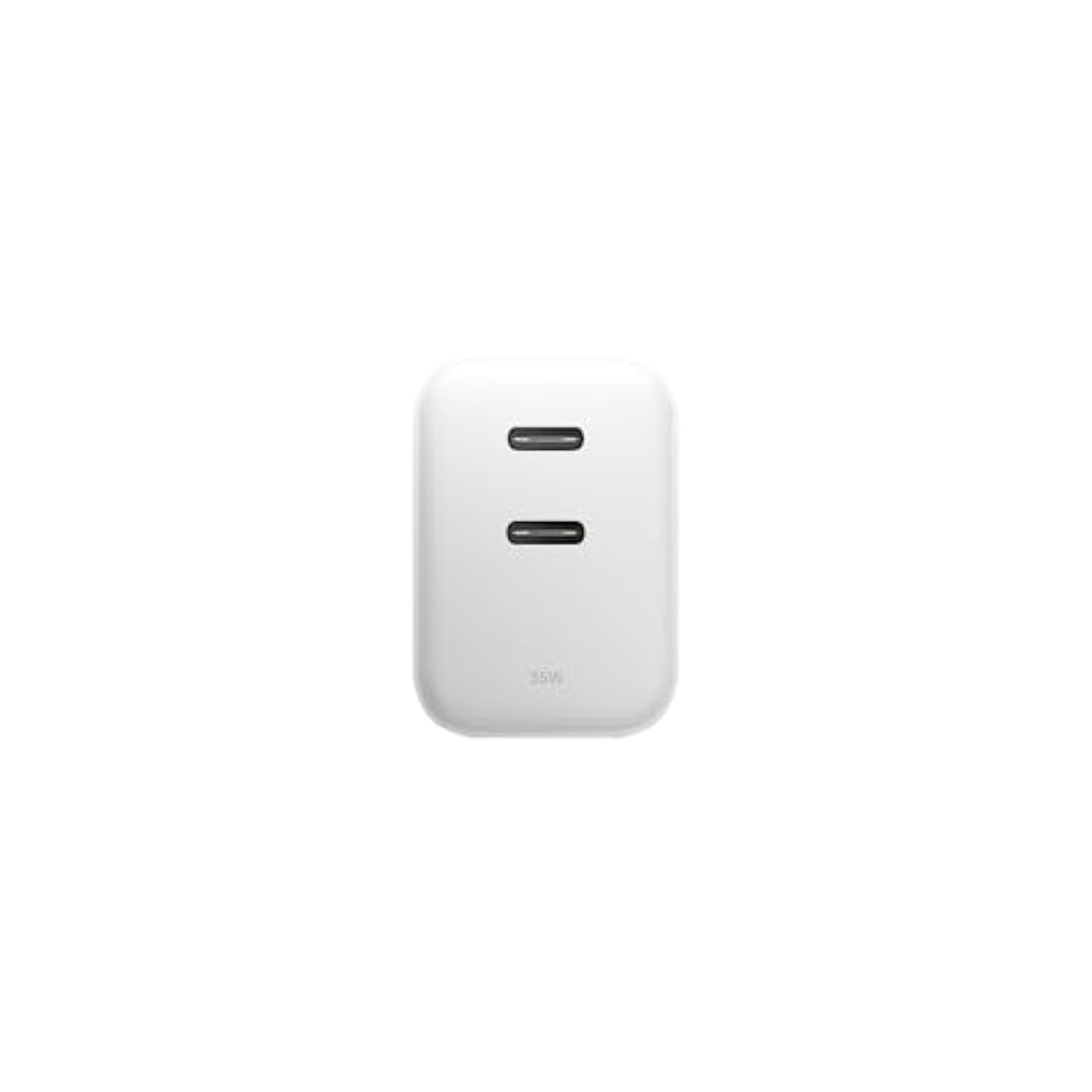 Native Union Fast GaN Charger PD 35W – Ultra-Compact Power Delivery Enabled USB-C Charger Up to 35W – for MacBook Air, iPads, iPhones & More (White)