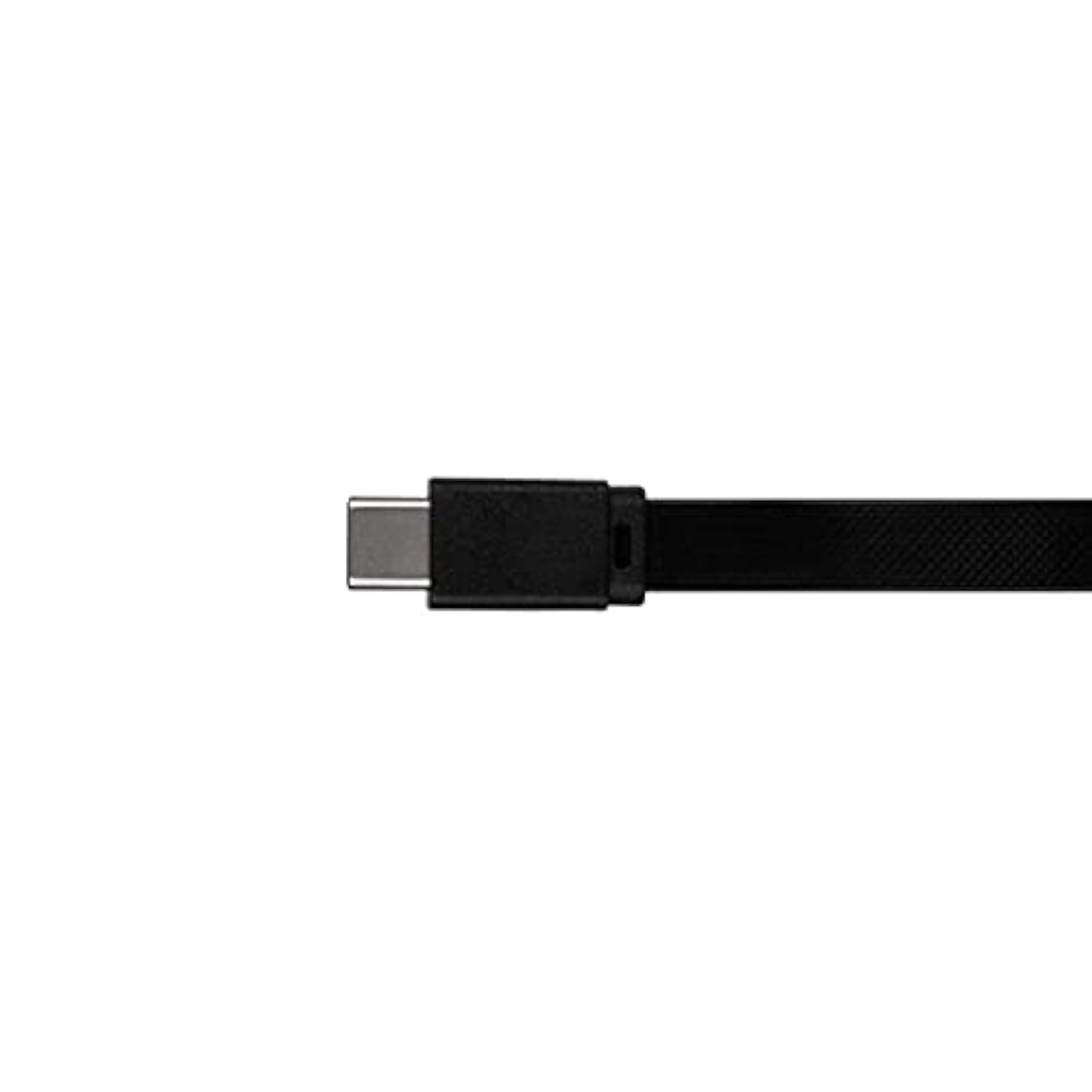Flat Usb Type-C To Type-A 3.2 Gen1 Charge And Sync Cable - 5Gbps, 3 Amp Charging, Reversible Connector, Resists Tangling, Compatible With Usb Type-C Devices, 6 Feet, Black