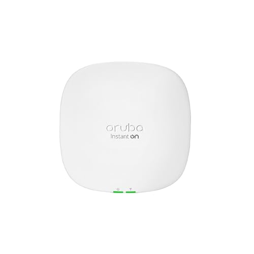 Hpe Networking Instant On Access Point Ap25 4X4 Wifi 6 Indoor Wireless Access Point | Power Source Not Included | Us Model (R9B27A)