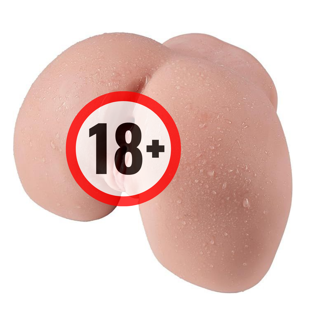 5.9LB Male Masturbator Soft Butt with Realistic Vagina Anal Dual Hole Pleasure Toy