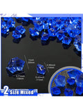 450pcs Acrylic Diamond Ice Cubes Vase Filler Gems for Party Wedding Decor