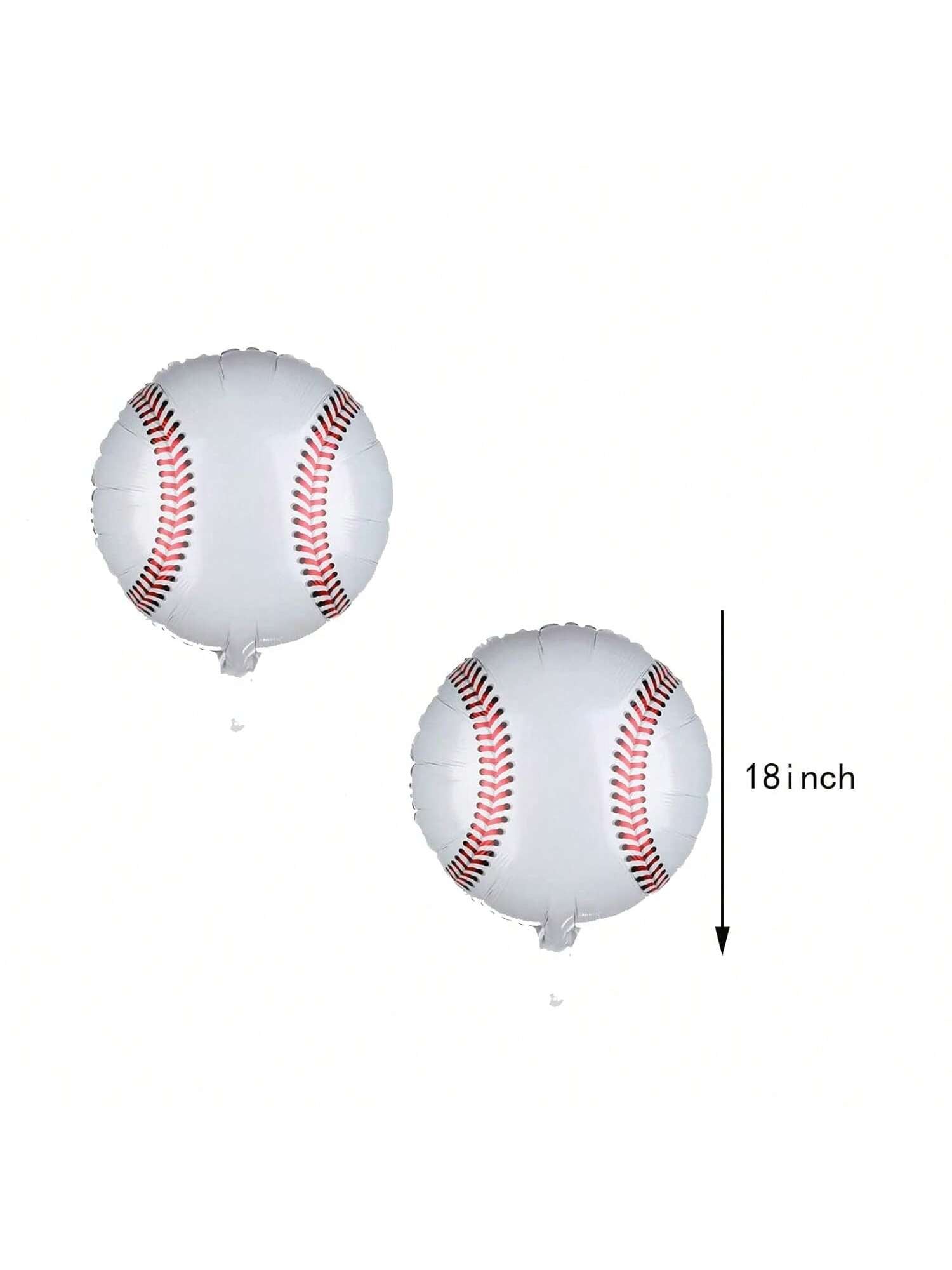 10 Pc 20 Inch Baseball Glove Foil Balloons for Sports Themed Birthday Party