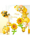 146pcs Sunflower Birthday Party Kit Banner Balloon Arch Table Decor