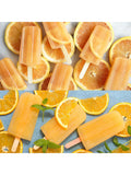 Blue Silicone Popsicle Molds Reusable Ice Pop Maker for Kids