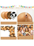 146pcs Cow Balloon Garland Kit Farm and Western Birthday Party Decor