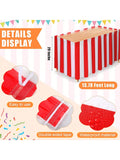 432pcs Circus Party Decor Set with Balloon Garland and Table Accessories