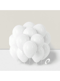 100 Pc 12 Inch White Latex Balloons for Wedding Graduation Birthday and Party Decor