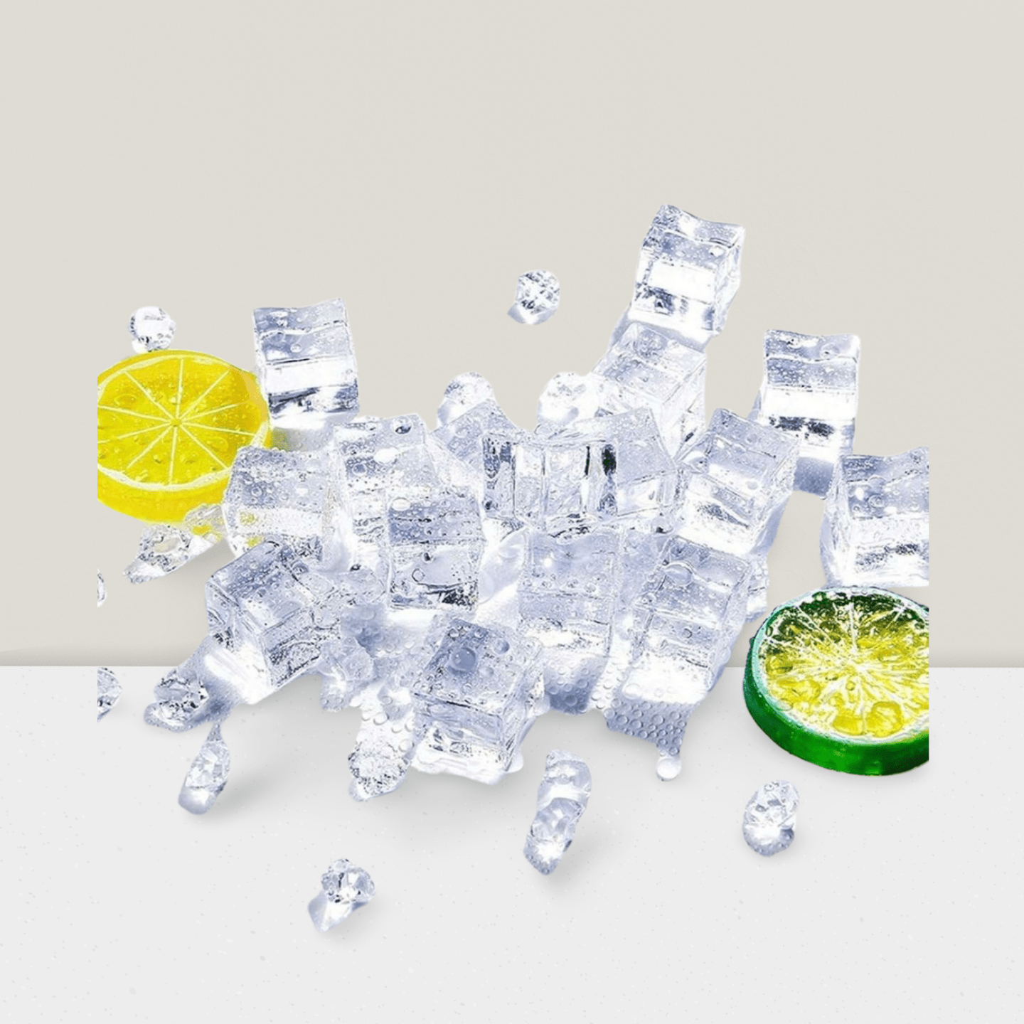 50PCS 20MM Clear Acrylic Ice Cubes Decorative Vase Fillers Wedding Props