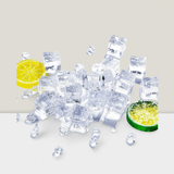 50PCS 20MM Clear Acrylic Ice Cubes Decorative Vase Fillers Wedding Props