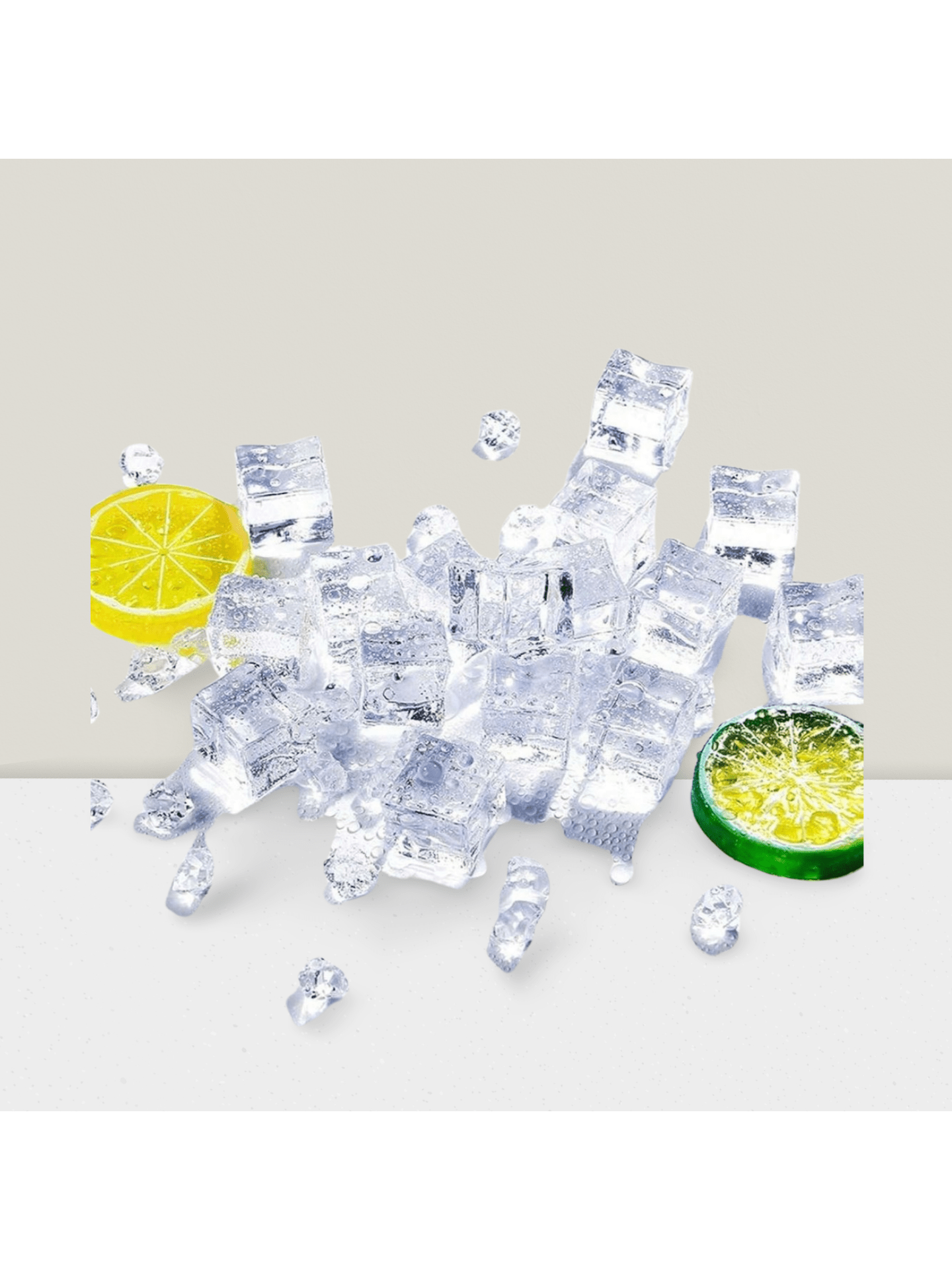 50PCS 20MM Clear Acrylic Ice Cubes Decorative Vase Fillers Wedding Props