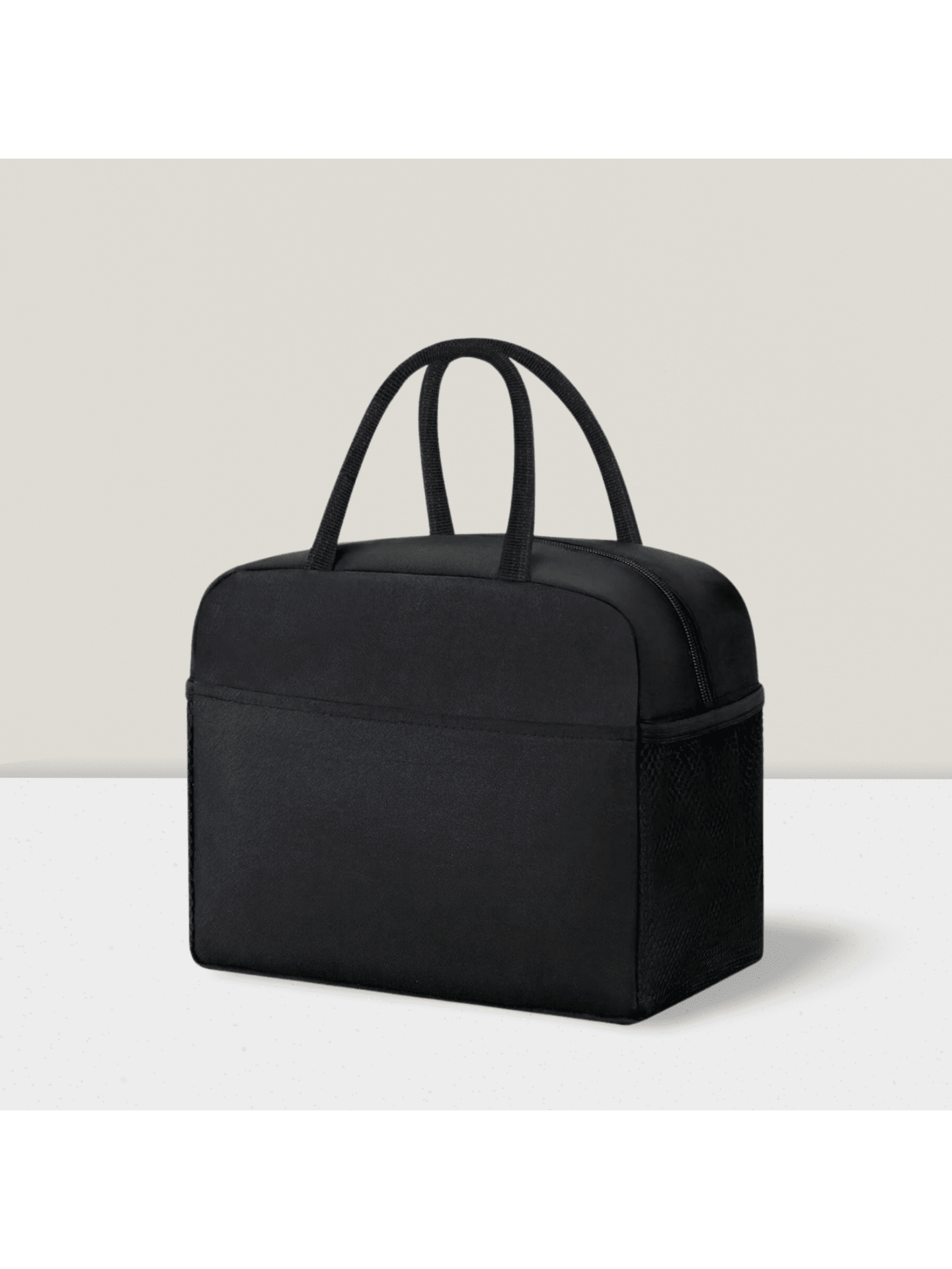 Lunch Box (Black) Large Capacity Lunch Bag,
