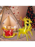 Christmas Balloon Kit with Elk and Sleigh Foil Balloons for Party Decor