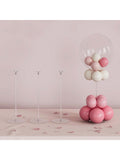4-Pack 15.75-Inch Clear Acrylic Balloon Stand Kit for Tabletop Centerpieces