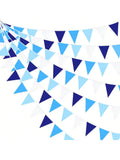 10M Royal Blue Triangle Flag Bunting for Wedding Birthday and Nautical Parties