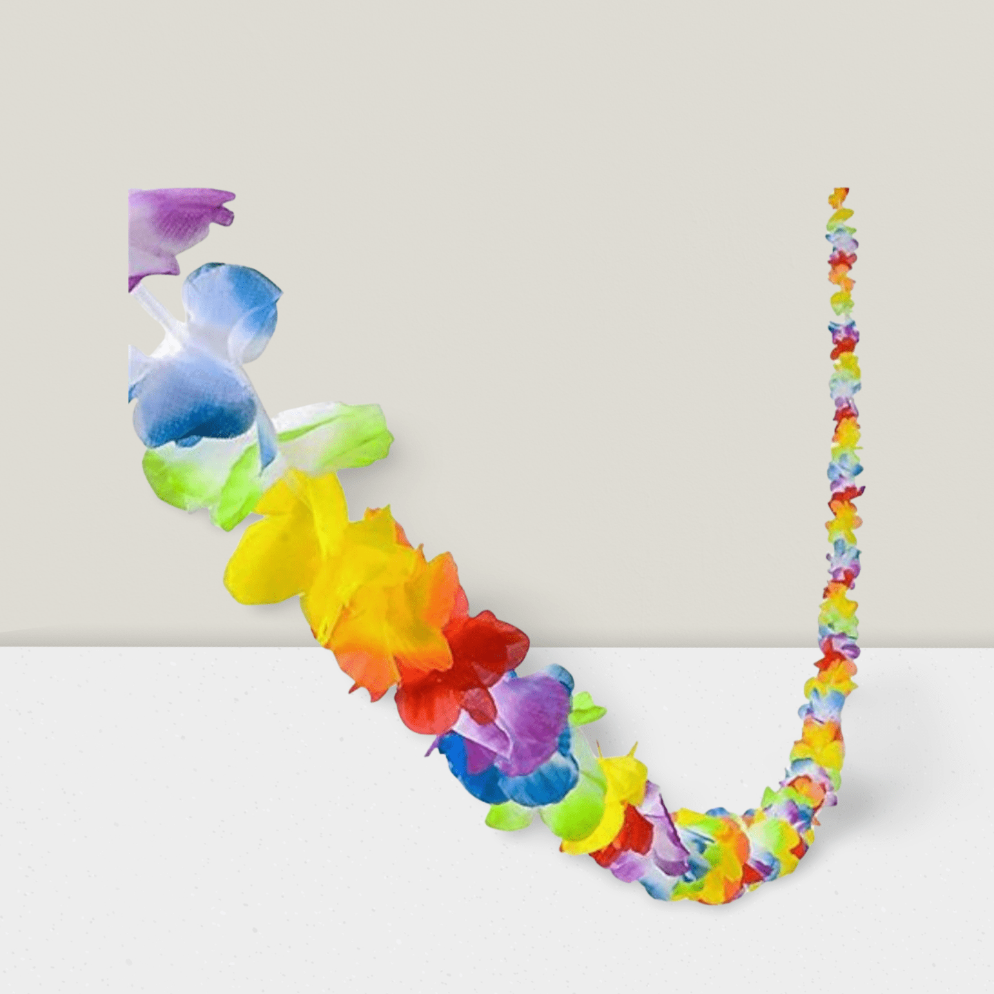 36-Ft Jumbo Hawaiian Flower Lei Garland for Luau Parties and Tropical Decor