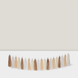 Boho Rainbow Tassel Garland 20 Neutral Tassels White Brown Champagne for Party Decor