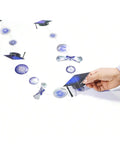 4pcs Royal Blue Graduation Party Decorations Congrats Grad Garland Streamers