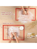 Extra Large 28x20in Non-Slip Silicone Pastry Mat for Baking & Dough Rolling