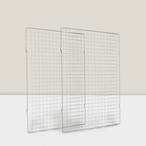 2-Pack Cooling Racks 16x10" Thick Wire Oven Safe, Roasting, Baking, Grilling Rack Set