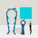 Jar Opener for Seniors with Arthritis Multi-Function Non-Slip Bottle Opener