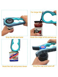 Jar Opener for Seniors with Arthritis Multi-Function Non-Slip Bottle Opener