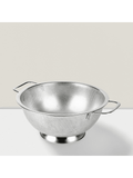 3-Quart Stainless Colander Dishwasher-Safe Metal Strainer For Draining & Prep