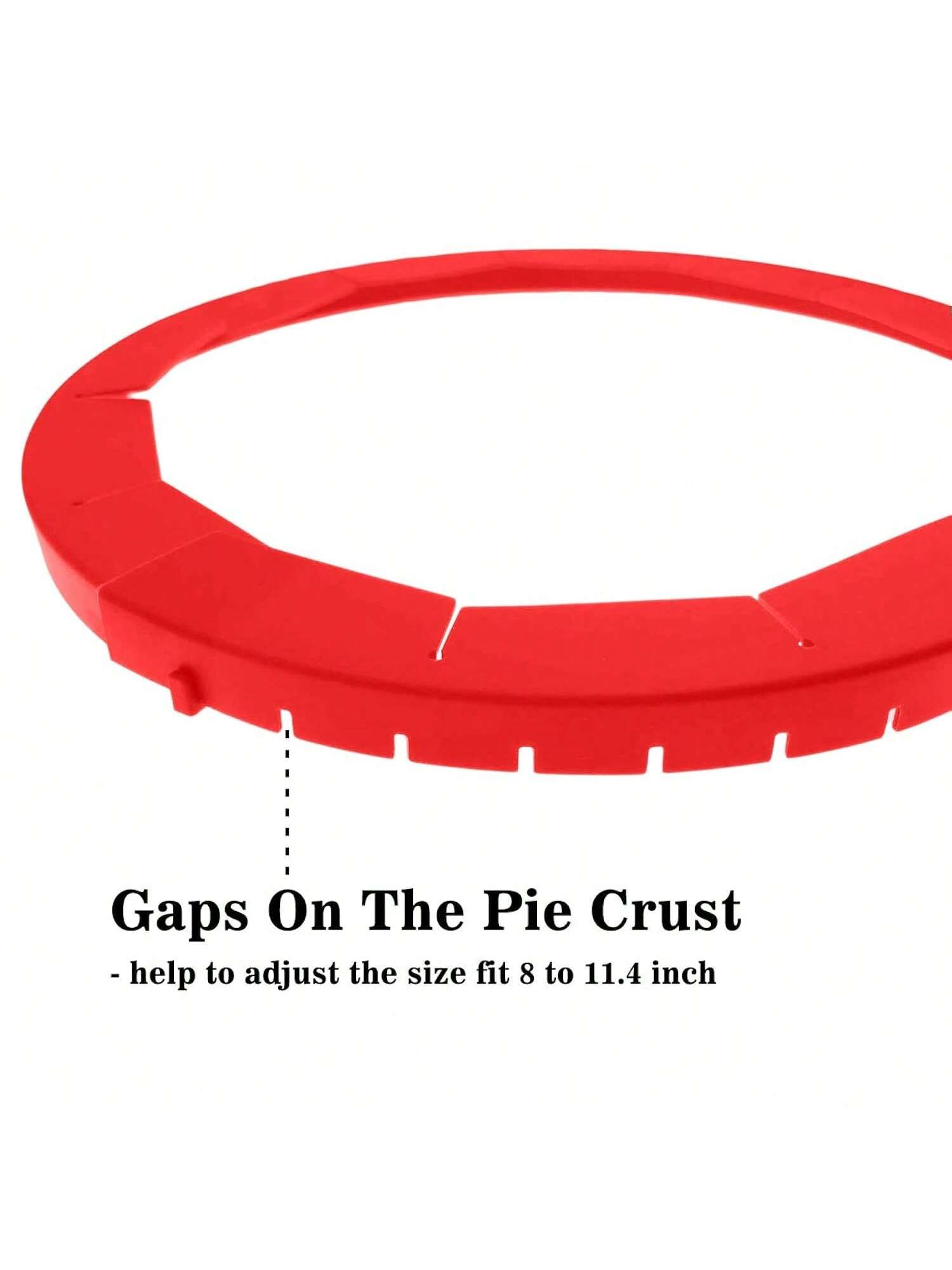 Adjustable Silicone Pie Crust Shields Baking Protectors for 8-11.4 Inch Pies