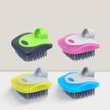 4-Pc Vegetable Brush Set Silicone Potato Scrubber for Cleaning Fruits and Veggies