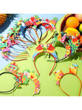 16PCS Hawaiian Party Favors Luau Head Boppers Flamingo Pineapple Tiki Set