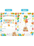20-Pack Birthday Party Invitations with Envelopes for Party Celebrations