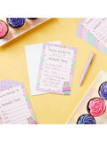 24-Pack Confetti Birthday Invitations 5x7 with Envelopes for Party Celebrations