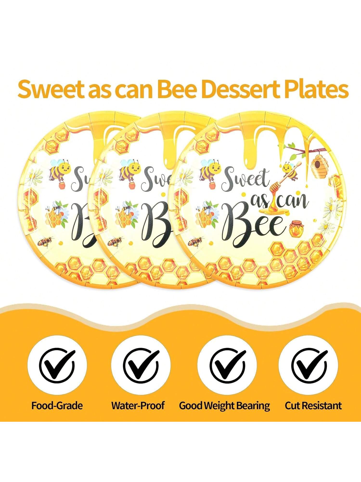 75-Pc Yellow Party Set with Disposable Plates Napkins and Forks for Birthdays