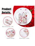 50-Piece Spring Floral 3-Ply Guest Napkins for Weddings Birthdays and Parties