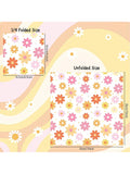 60PCS Groovy Daisy Paper Napkins Boho Floral Disposable Party Supplies