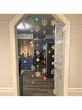 52ft Winter Wonderland Garland Iridescent Snowflake Streamer Party Decor