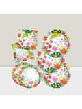 Tropical Luau Party Kit for 20 Aloha Hawaiian Plates Napkins Decor