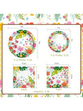 Tropical Luau Party Kit for 20 Aloha Hawaiian Plates Napkins Decor