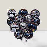 12-Pack 20in Transparent Bobo Balloons Clear Birthday & Wedding Decor