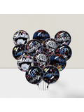 12-Pack 20in Transparent Bobo Balloons Clear Birthday & Wedding Decor
