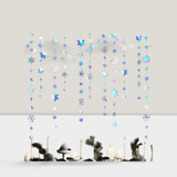 52ft Winter Wonderland Garland Iridescent Snowflake Streamer Party Decor