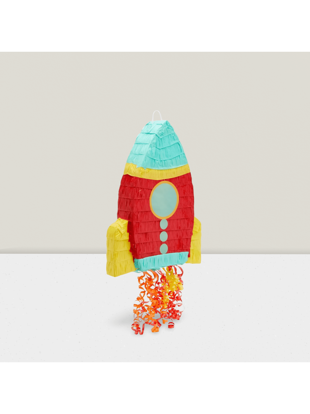 Pull String Rocket Ship Pinata Outer Space Astronaut Birthday Party Decor
