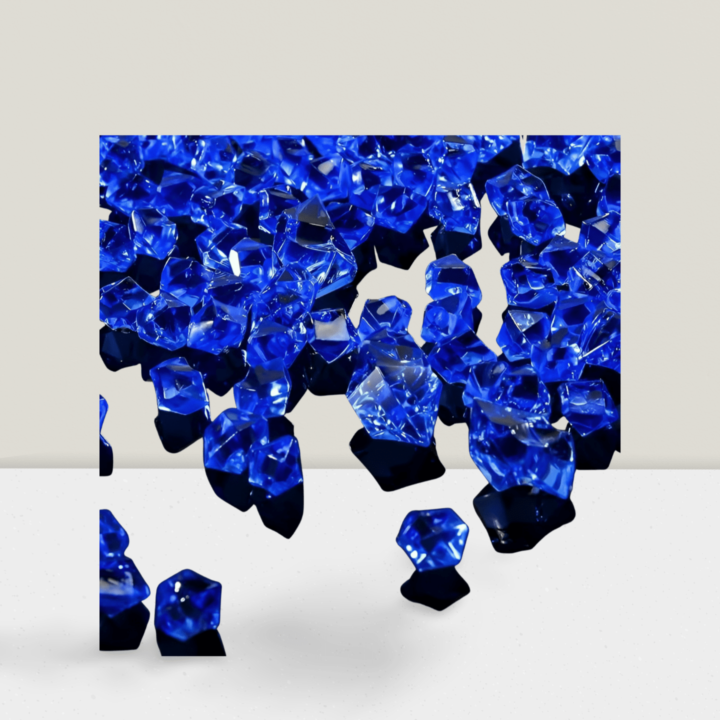 450pcs Acrylic Diamond Ice Cubes Vase Filler Gems for Party Wedding Decor