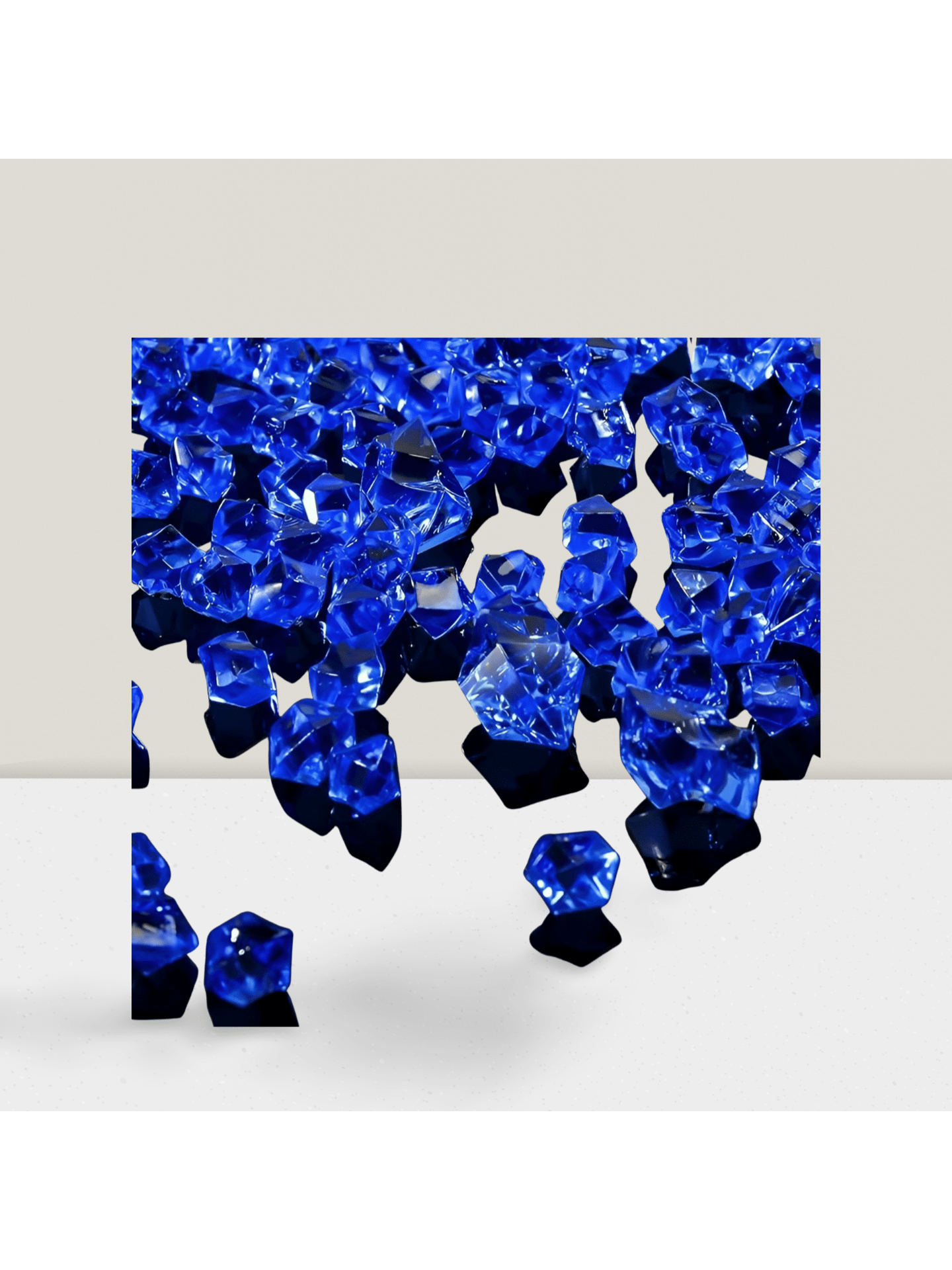 450pcs Acrylic Diamond Ice Cubes Vase Filler Gems for Party Wedding Decor
