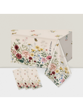 3 Pc Spring Butterfly Tablecloths with Wildflower Design for Mothers Day or Easter