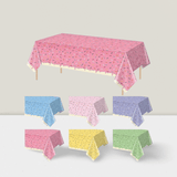 Ice Cream Party Tablecloths 6pcs 54x108in Disposable Birthday Decor