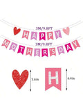 Pink Glitter Happy Mothers Day Banner Best Mom Garland for Party and Photo Decor
