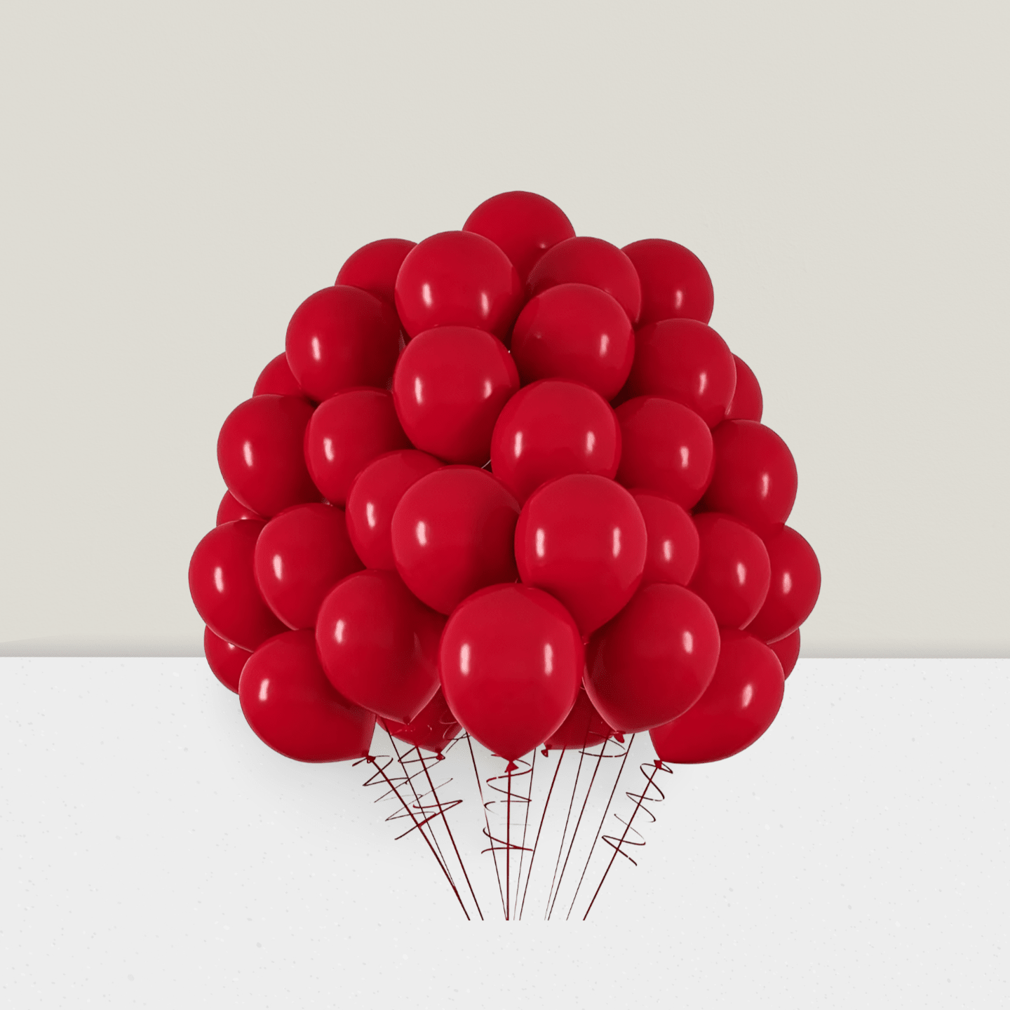 Bold Red Balloon Set 120pcs 5 Inch Latex For Wedding Graduation Or Party,